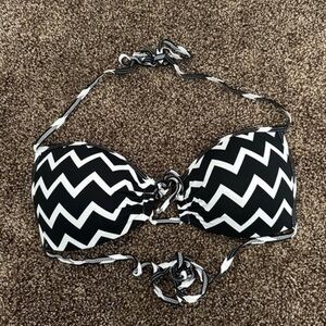 Halter Bikini Top Ingear Black & White Size M Women’s
